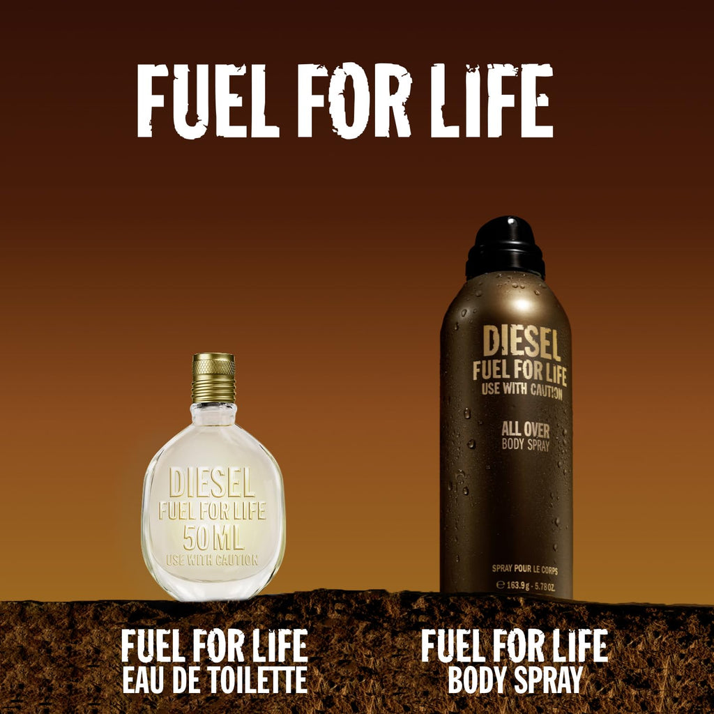 Diesel Fuel For Life Body Spray for Men 200 ml – Aromatic Fragrance