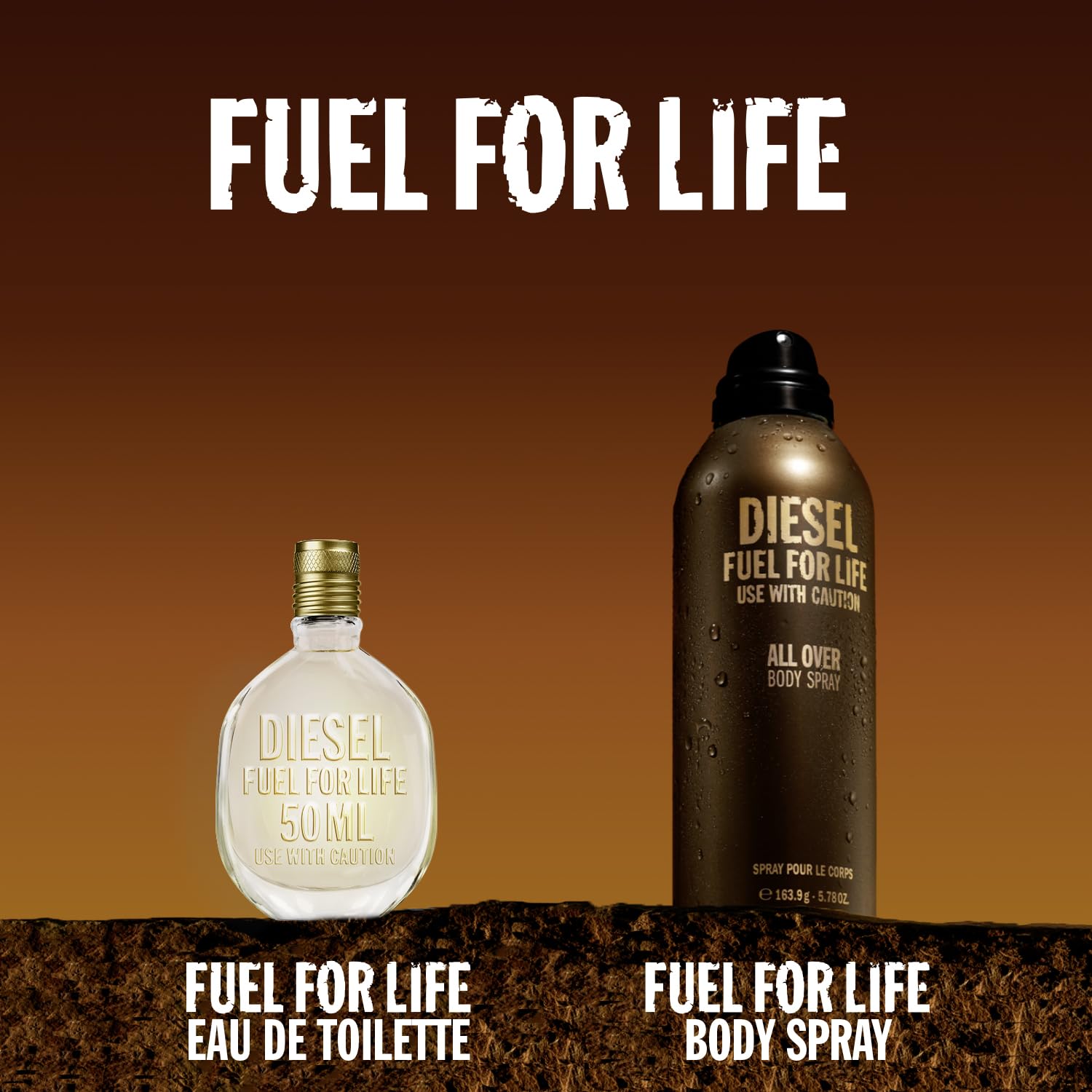 Diesel Fuel For Life Body Spray for Men 200 ml – Aromatic Fragrance