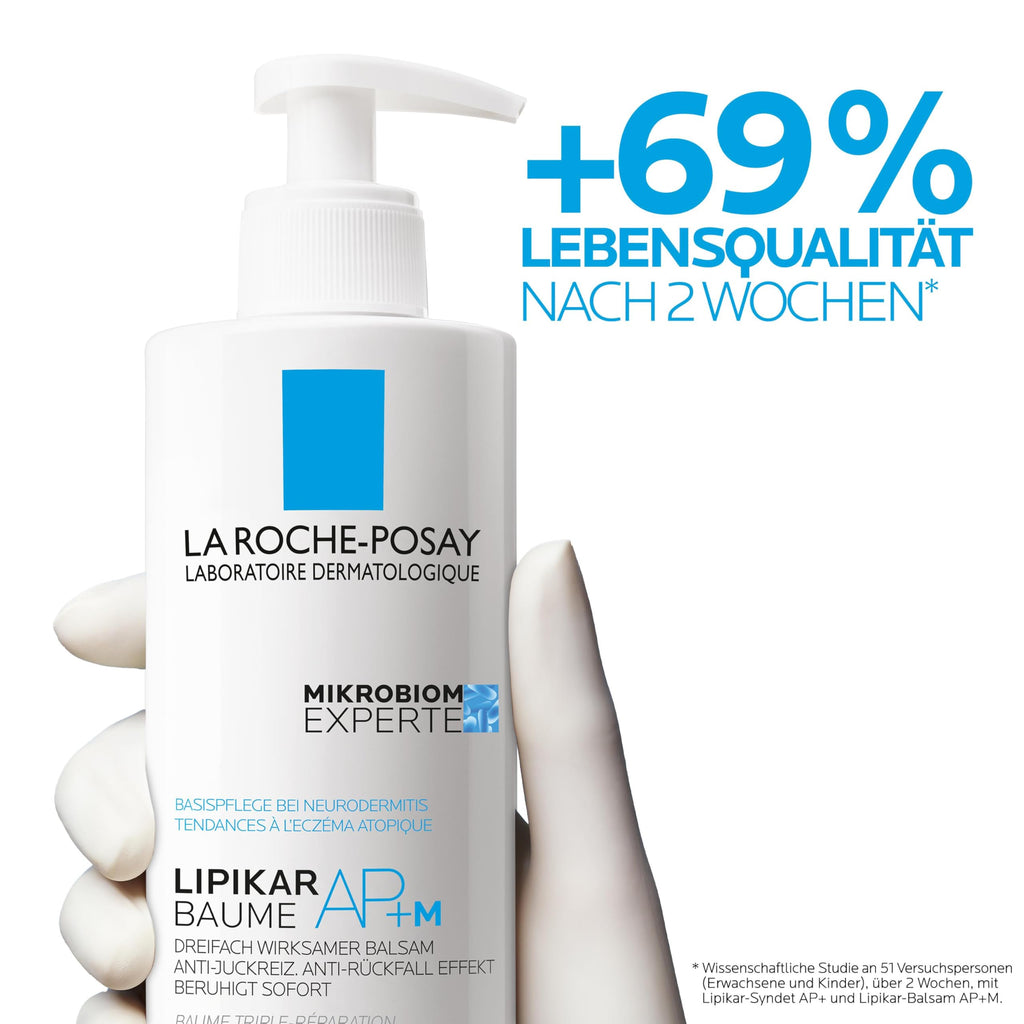 La Roche-Posay Lipikar AP+ Bodylotion – Intensivpflege für sehr trockene, empfindliche & zu Neurodermitis neigende Haut