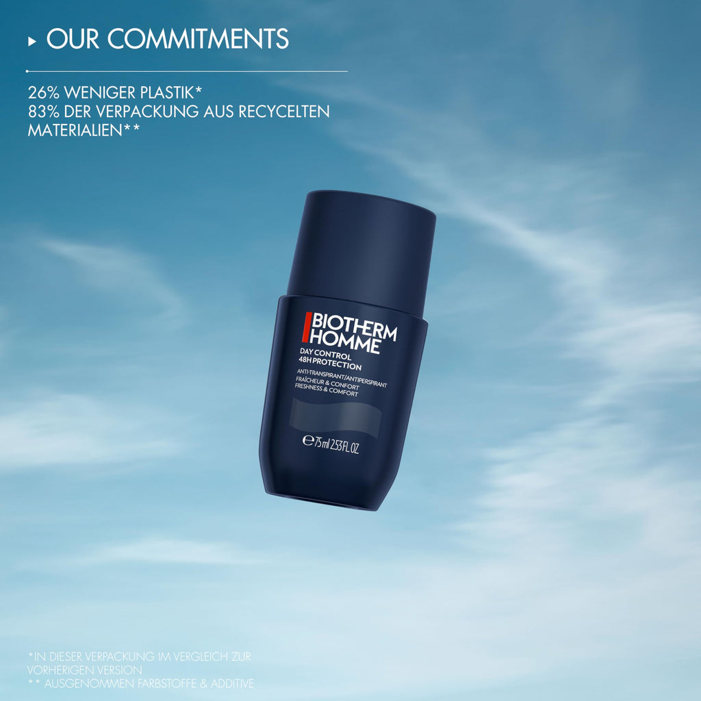 Biotherm Homme Day Control 48h Deo Roll-On 75 ml – Antiperspirant for Men