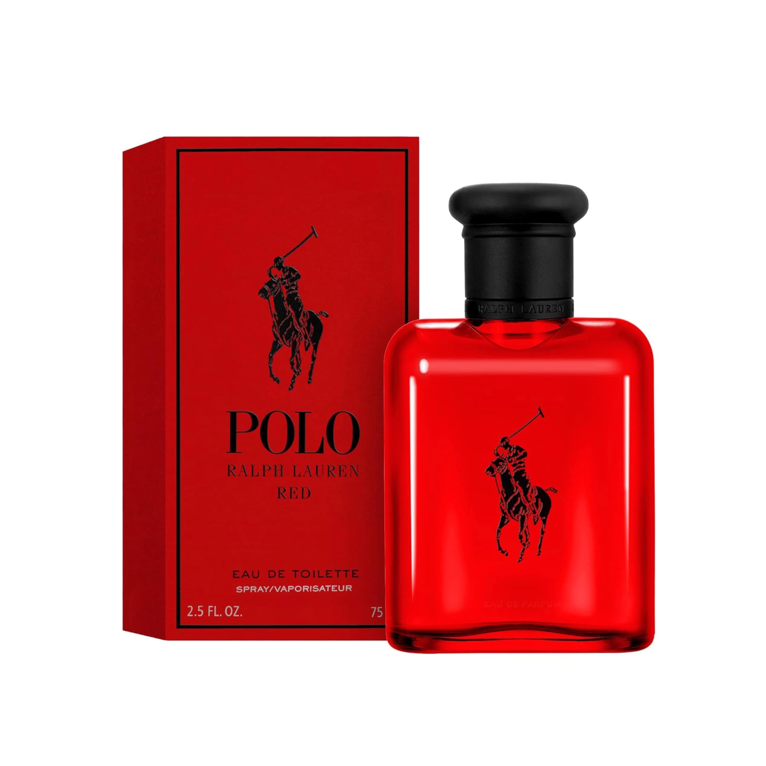 Ralph Lauren Polo Red Eau de Toilette – Frischer Herrenduft, 75 ml