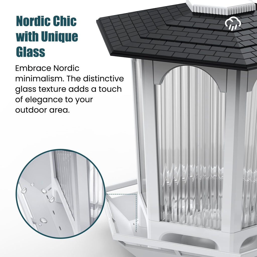 Solar Vogel Futterstation – Garten Vogelhaus zum Aufhängen für Balkon, Terrasse & Garten