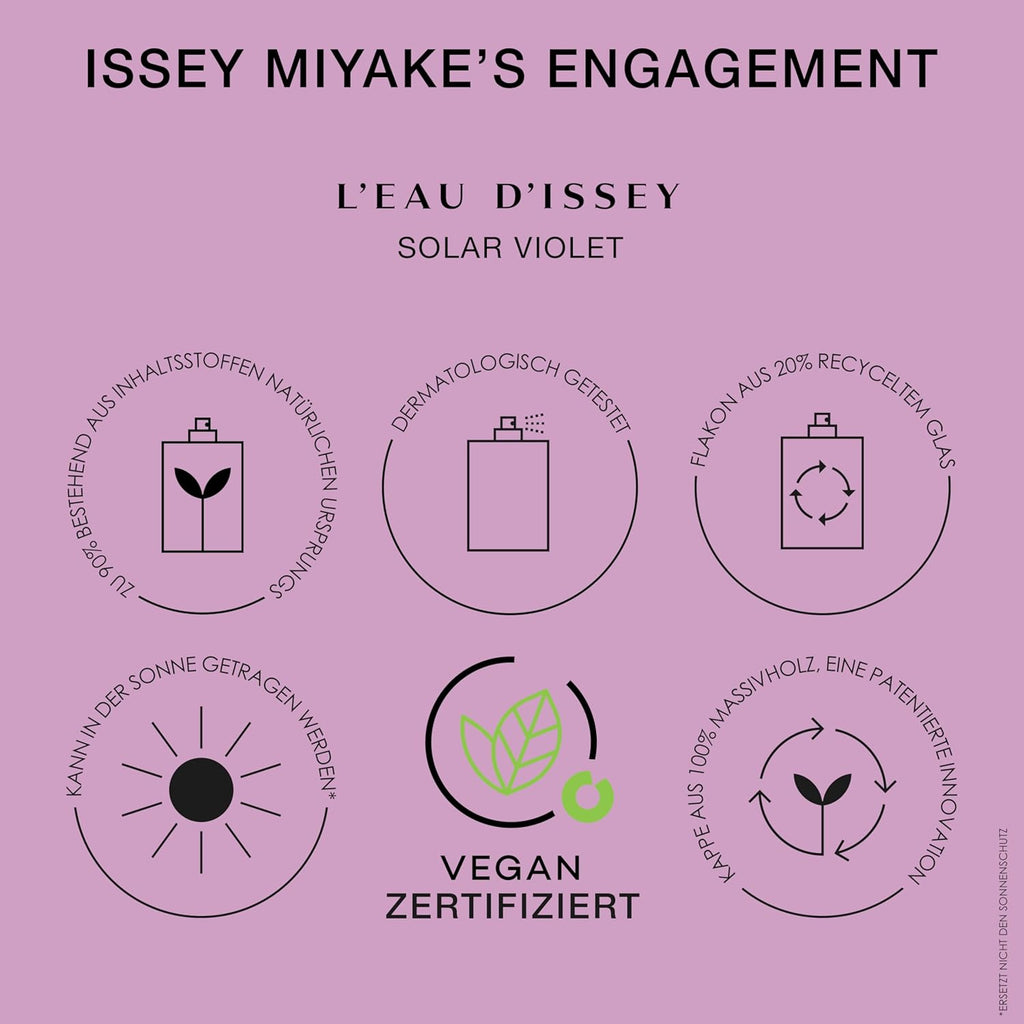 Issey Miyake L'Eau d'Issey Solar Violet Eau de Toilette Damen – Blumig fruchtiges Parfum