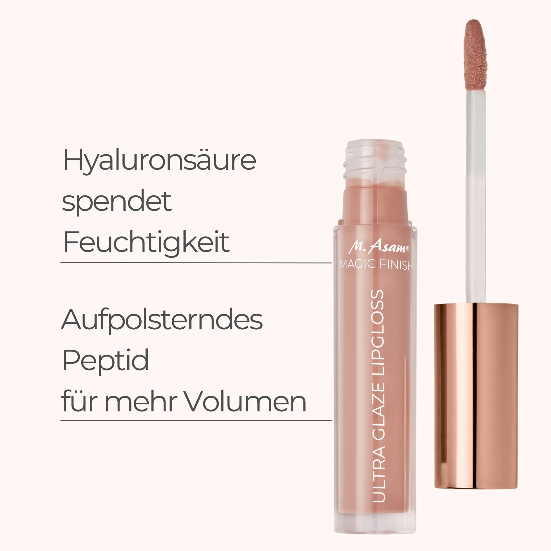 M. Asam Ultra Glaze Lipgloss Cream Cashmere – Glanz & Volumen Effekt