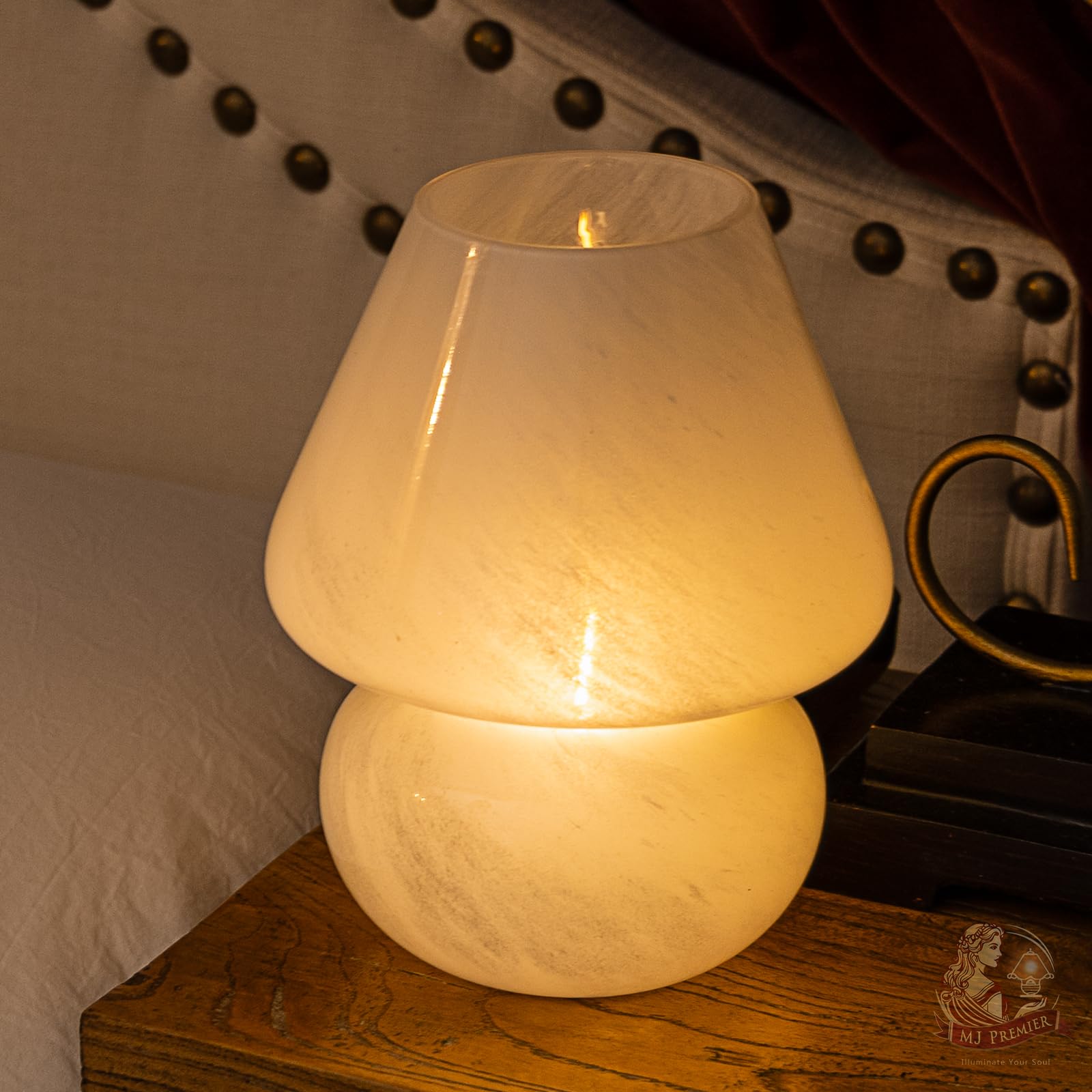 Mushroom Tischlampe – Aesthetic Pilzlampe mit warmem Ambient Licht für Schlafzimmer