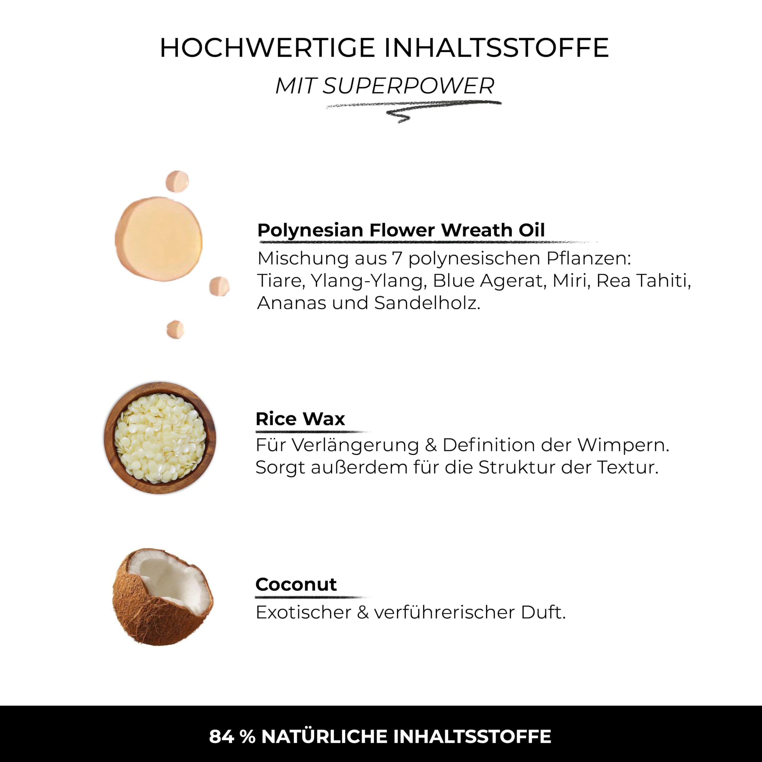 Ethereal Beauty Aphrodisiac Mascara – vegan, wischfest, intensiv schwarz 7 ml