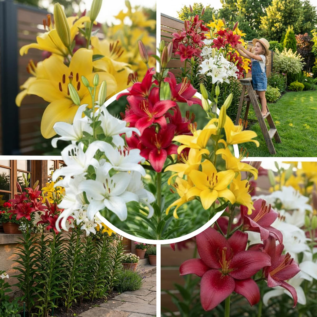 Riesen Lilien Zwiebeln Set – 15x Duftende Gartenlilien, mehrjährig & winterhart