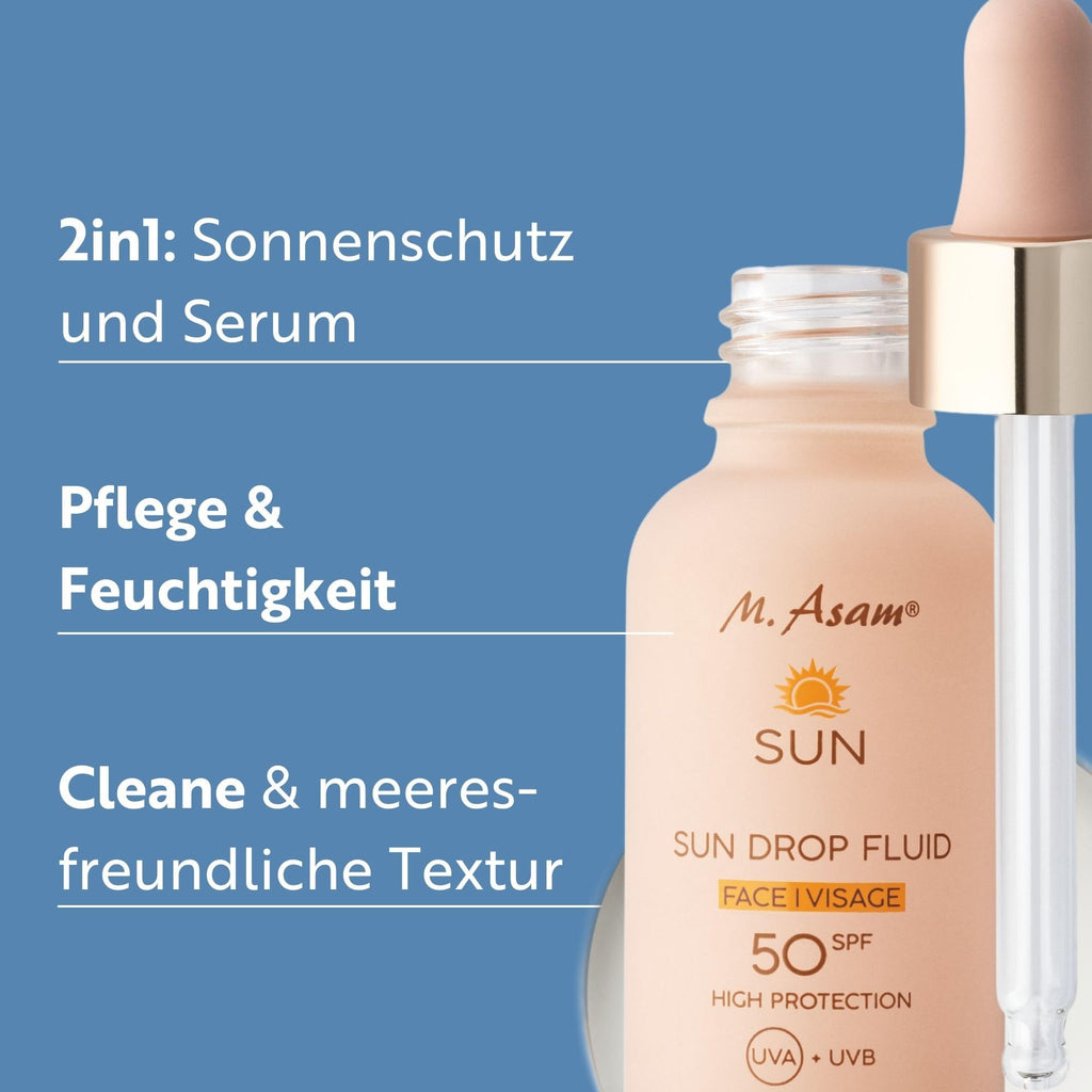 Sunscreen Face SPF 50 – SPF Serum Drops UV Protection & Anti-Aging
