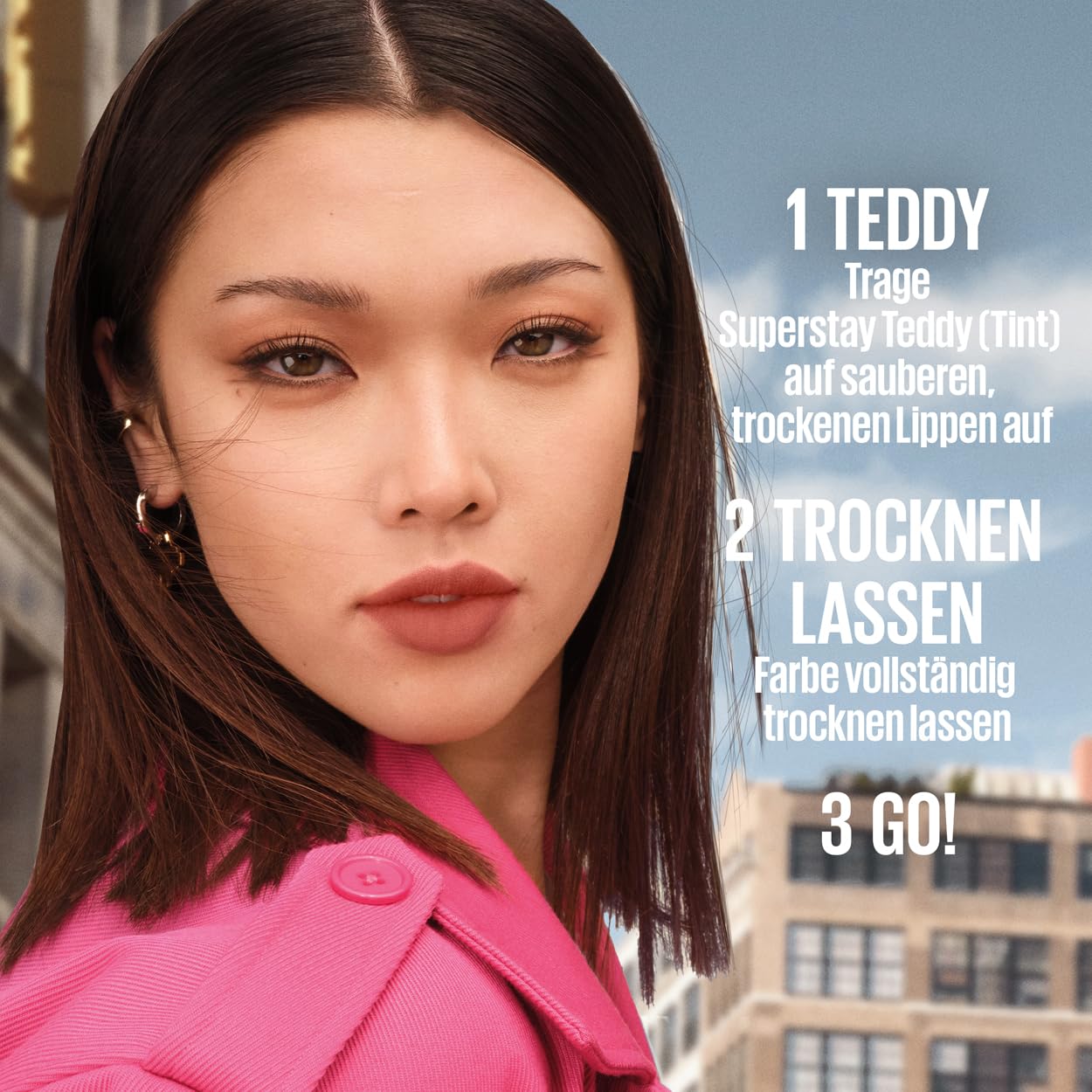 Maybelline Superstay Teddy Tint Lippenstift – Soft Matte & Long Lasting