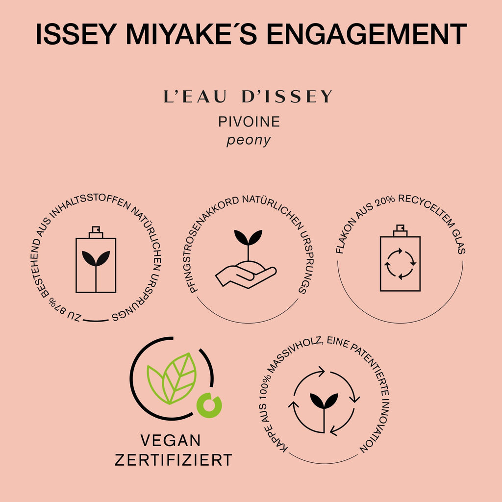 Issey Miyake L'Eau d'Issey Pivoine Eau de Toilette Intense Damen – Blumiger Pfingstrosen Duft