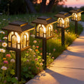 TuyLuxe Solarlampen Garten 8er Set – LED Außenleuchten warmweiß wasserdicht