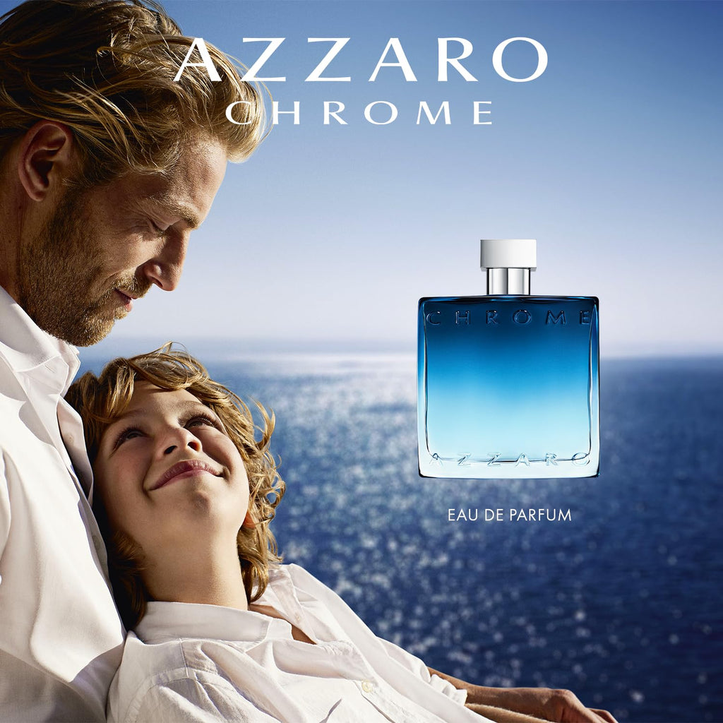 Azzaro Chrome Eau de Parfum Herren 100 ml – Frisch-holziger Duft mit aromatischen Noten