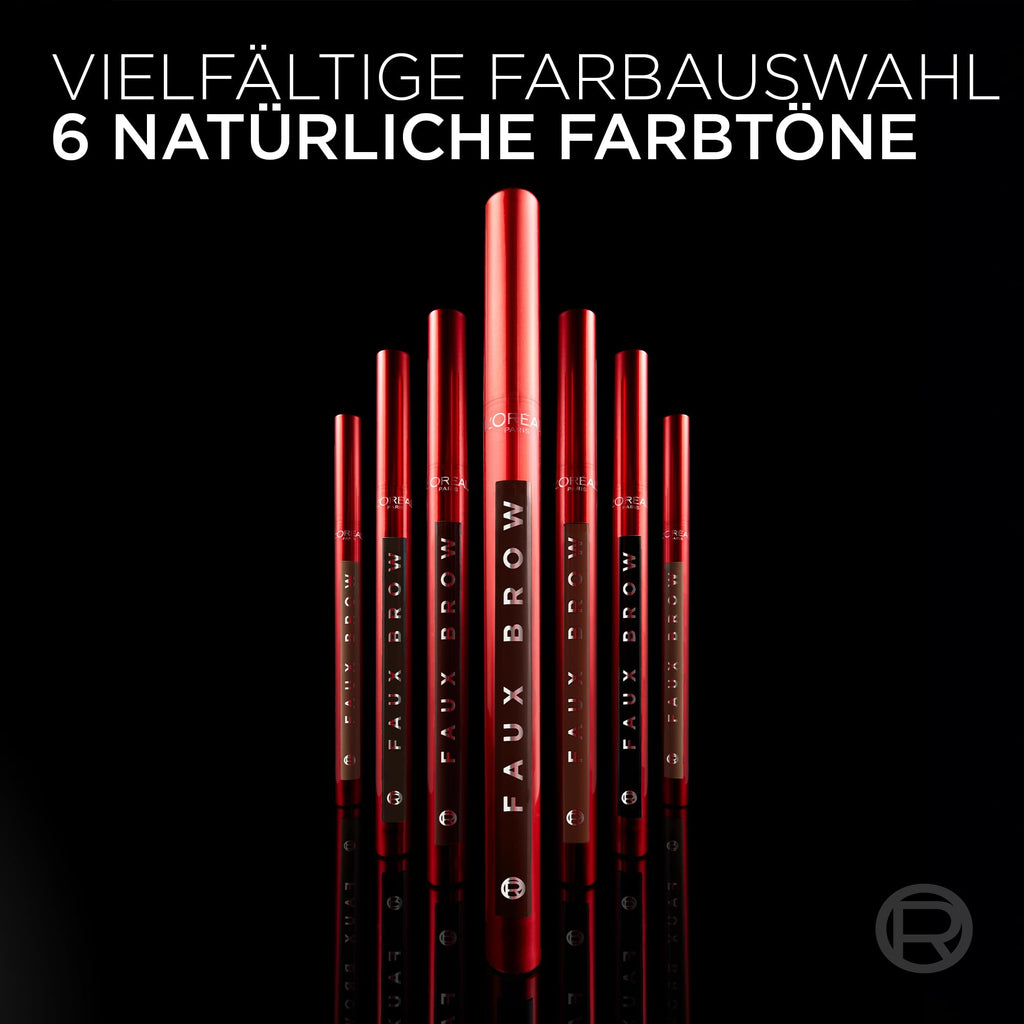 L'Oréal Faux Brow Augenbrauenstift – Natürlich definierte Brauen 2 Tage Halt