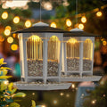 Solar Vogel Futterstation – Garten Vogelhaus zum Aufhängen für Balkon, Terrasse & Garten