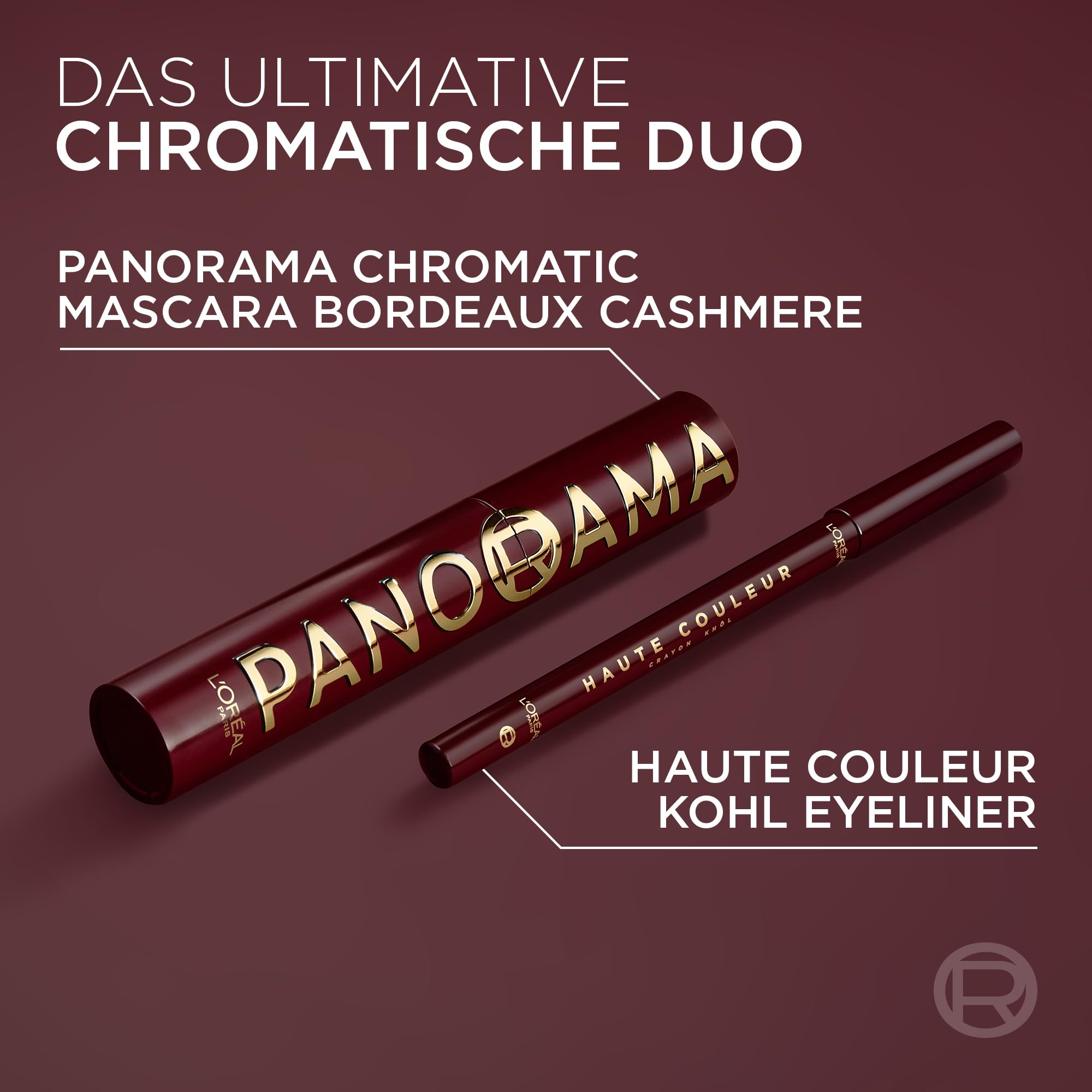 L'Oréal Panorama Mascara Bordeaux – Volumen Wimperntusche Farbe & Länge