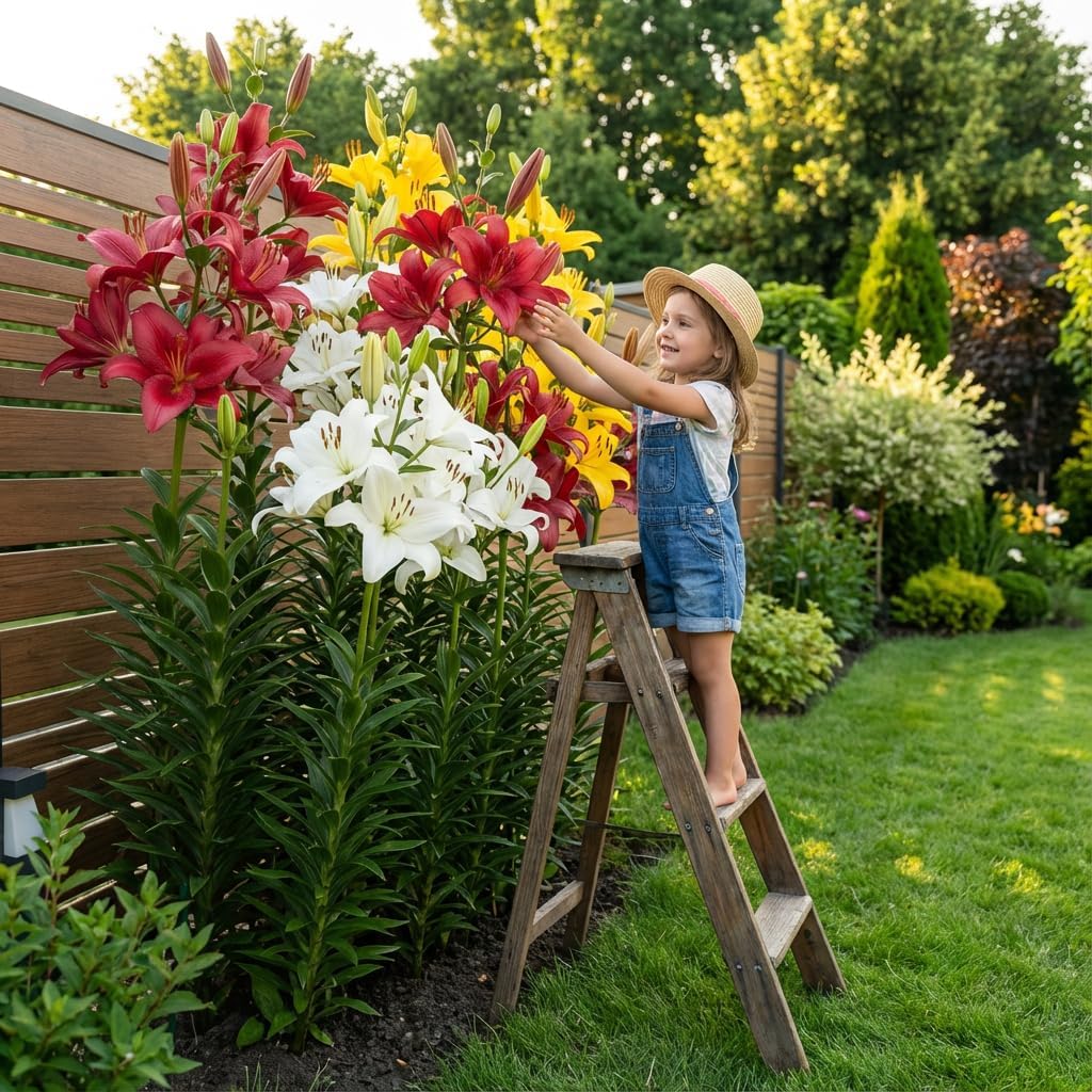 Riesen Lilien Zwiebeln Set – 15x Duftende Gartenlilien, mehrjährig & winterhart