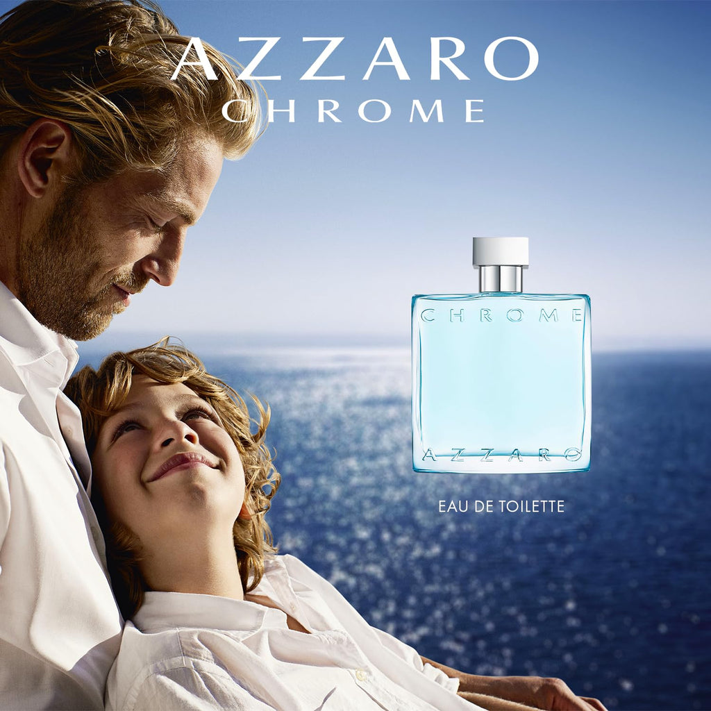 Azzaro Chrome Eau de Toilette Herren 100 ml – Aquatisch-frischer Zitrusduft