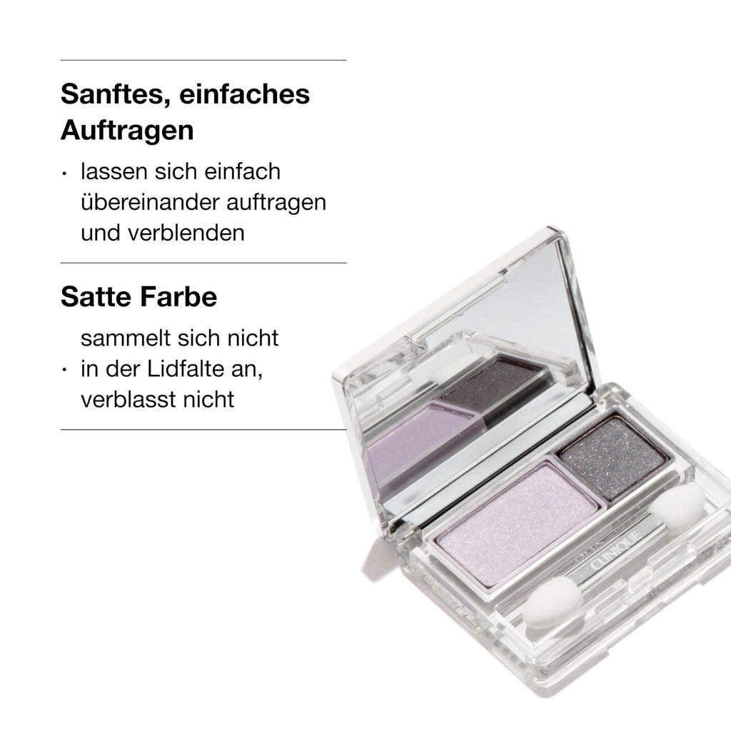 Clinique All About Shadow™ Duo Strawberry Fudge – Lidschatten, 8 Std. Halt