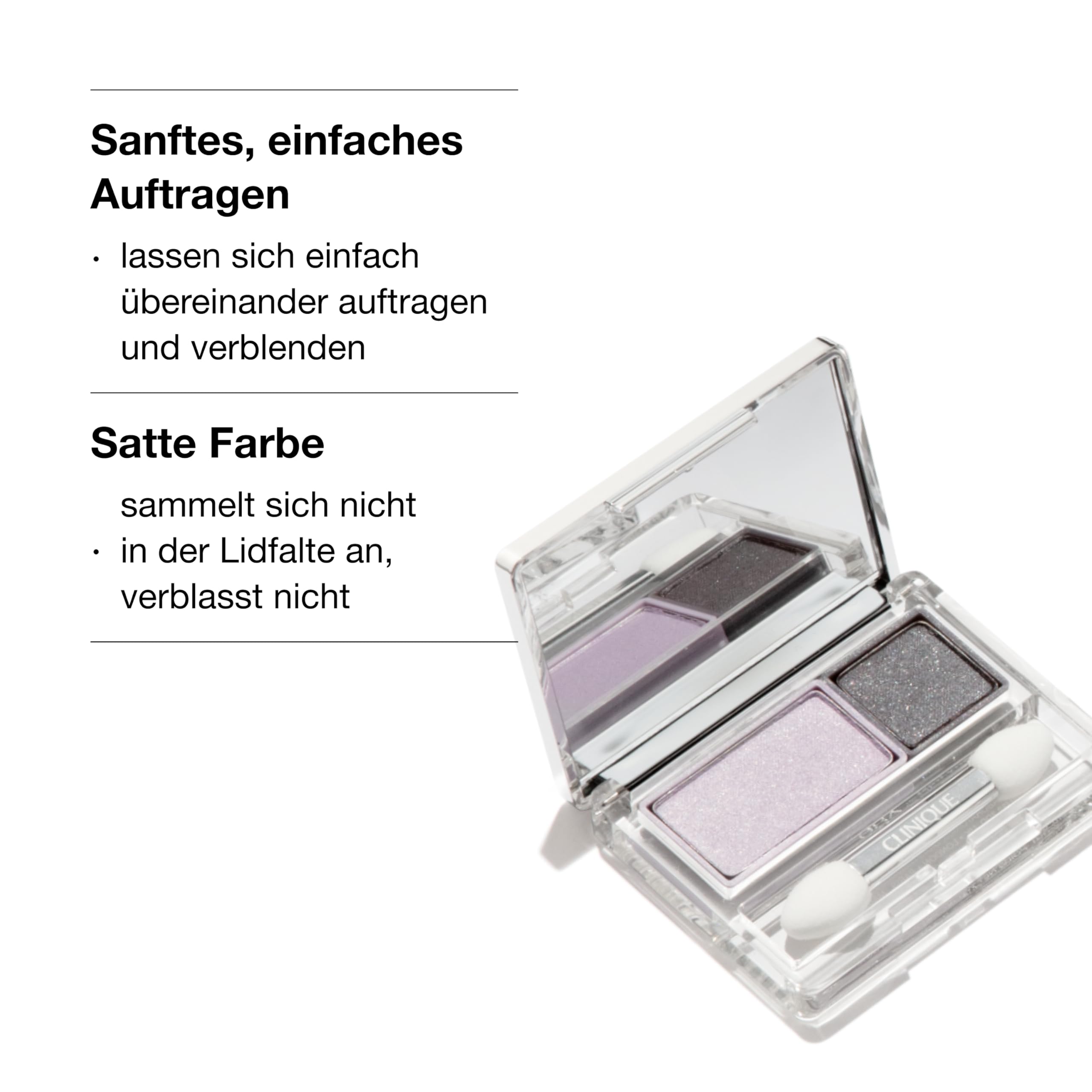 Clinique All About Shadow™ Duo Strawberry Fudge – Lidschatten, 8 Std. Halt