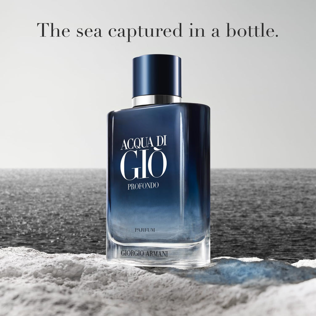 Giorgio Armani Acqua di Giò Profondo Eau de Parfum – Intensiver Aquatischer Herrenduft mit Meeresnoten & Bergamotte