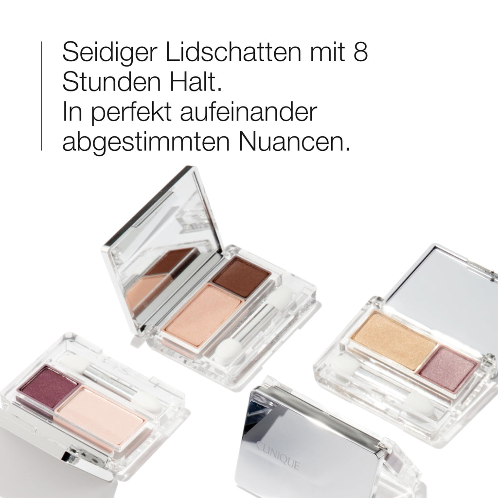 Clinique All About Shadow™ Duo Strawberry Fudge – Lidschatten, 8 Std. Halt