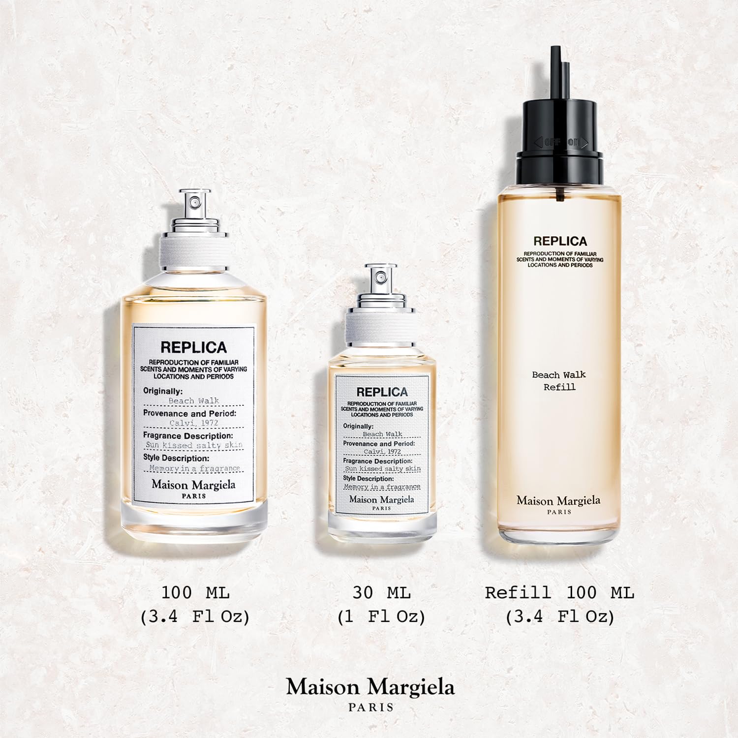 Maison Margiela Replica Beach Walk Eau de Toilette 100 ml – frischer Sommer Duft
