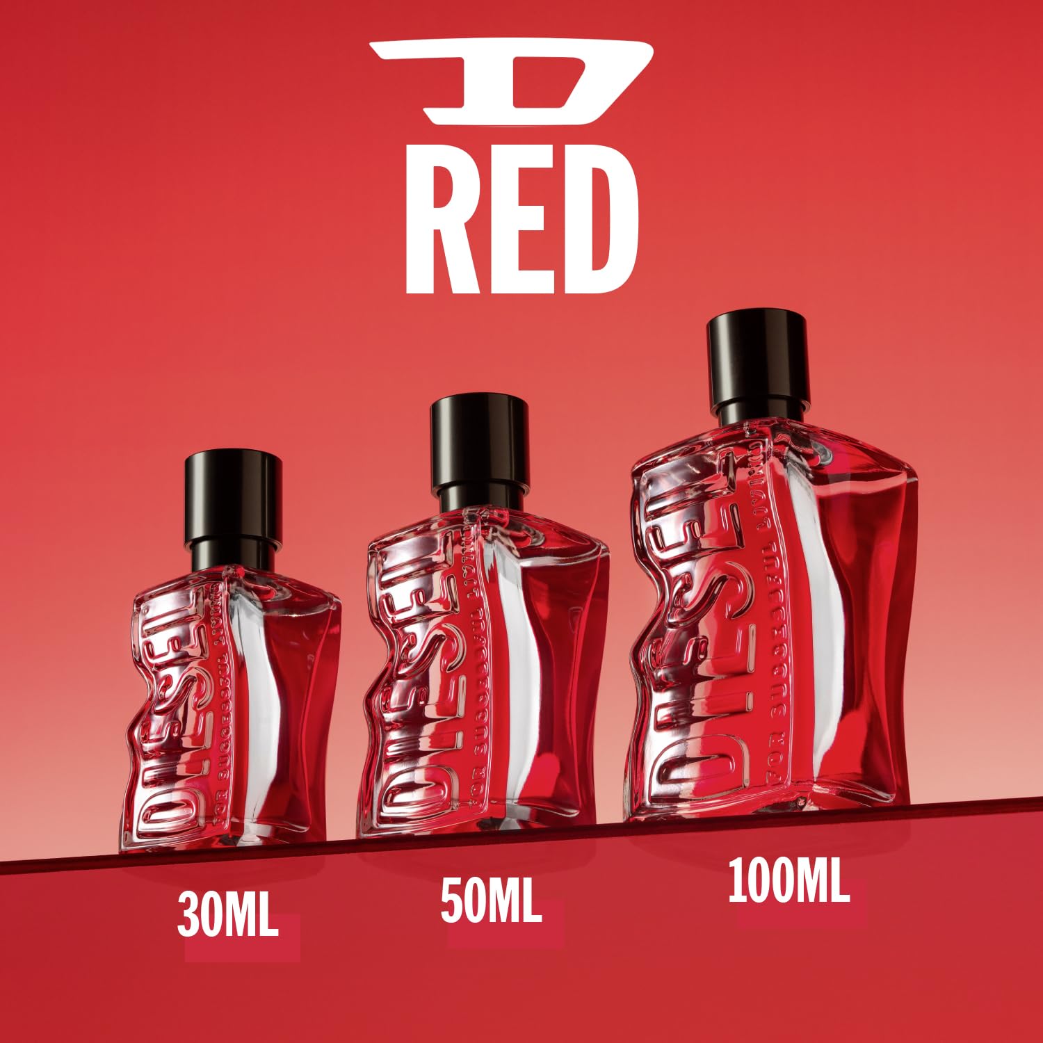 Diesel D Red Eau de Parfum Herren 100 ml – Langanhaltender frischer Duft für Männer