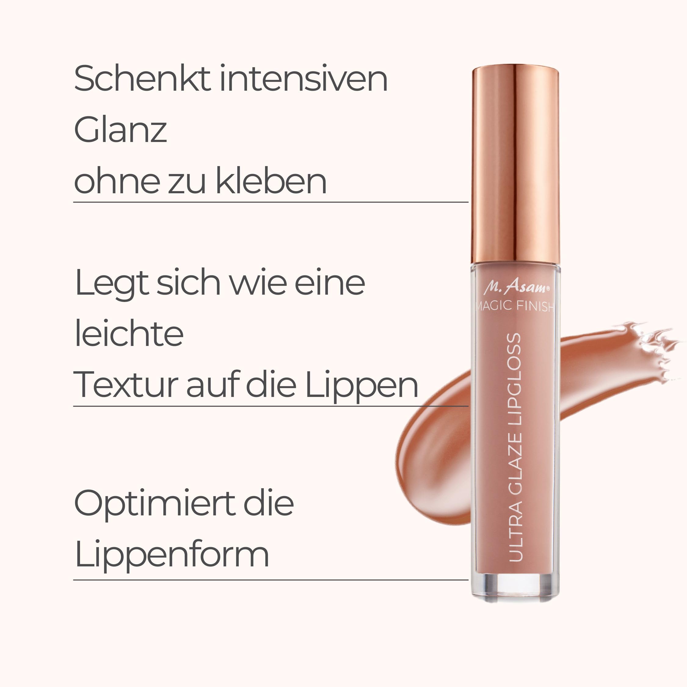 M. Asam Ultra Glaze Lipgloss Cream Cashmere – Glanz & Volumen Effekt