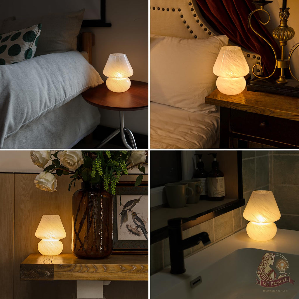 Mushroom Tischlampe – Aesthetic Pilzlampe mit warmem Ambient Licht für Schlafzimmer