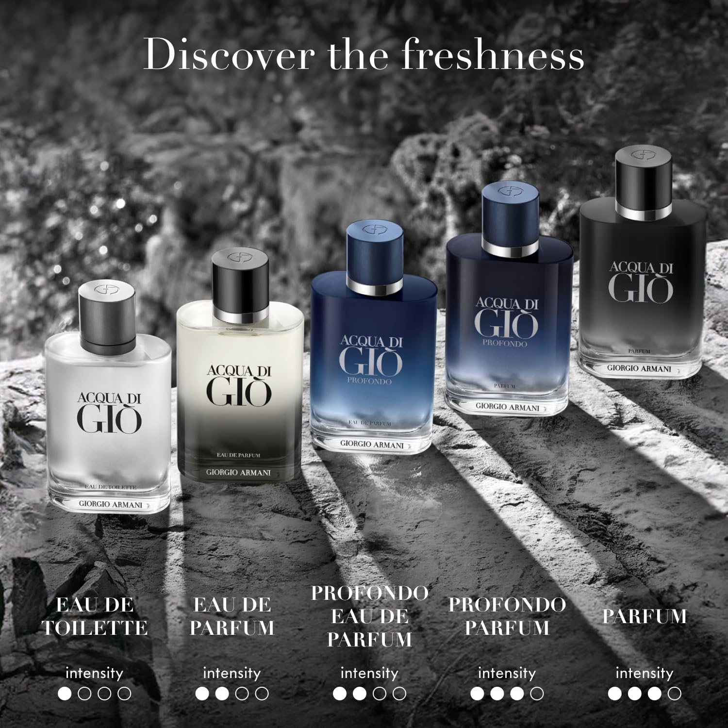 Giorgio Armani Acqua di Giò Profondo Eau de Parfum – Intensiver Aquatischer Herrenduft mit Meeresnoten & Bergamotte