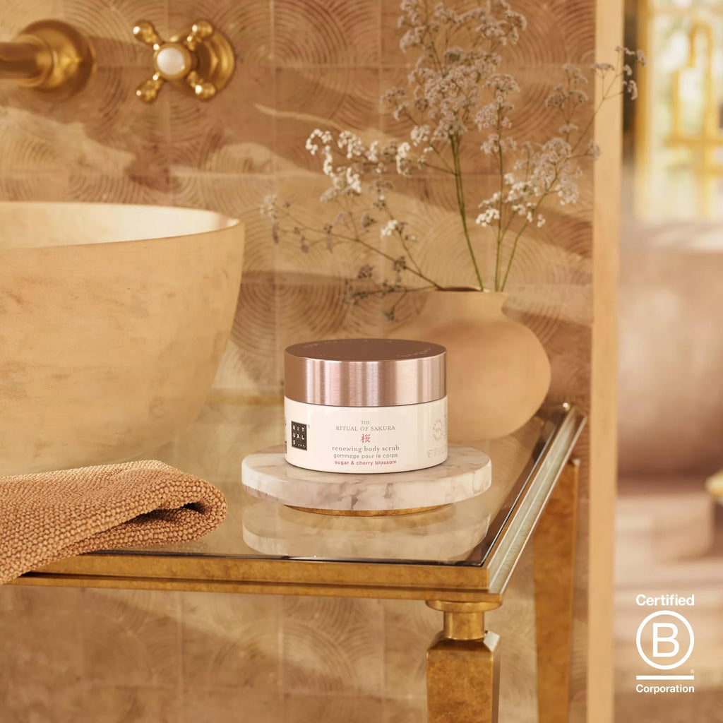 RITUALS The Ritual of Sakura Body Scrub – Luxuriöses Zucker-Körperpeeling mit Kirschblüte & Reisöl