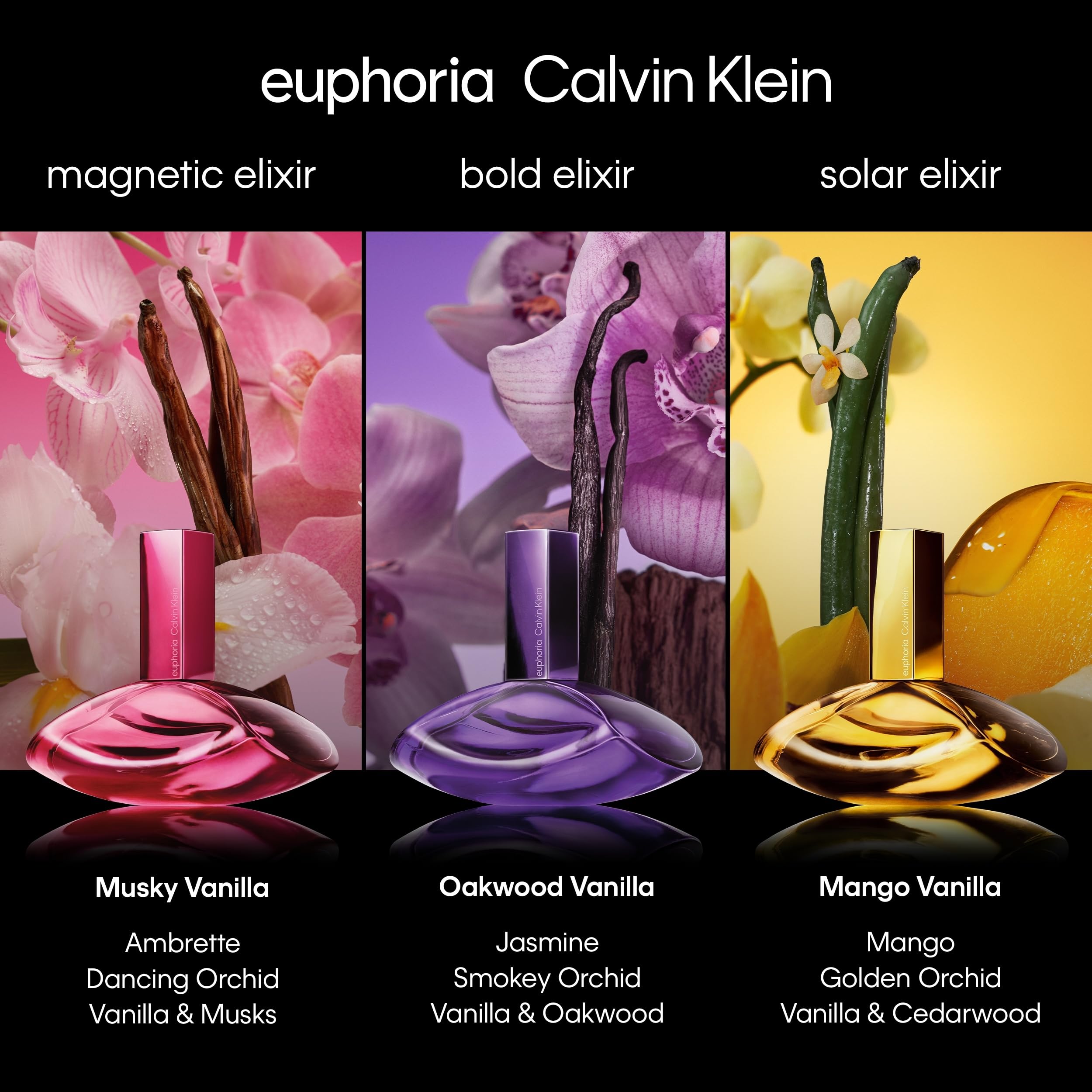 Calvin Klein Euphoria Solar Elixir Parfum Intense 100 ml – Amber Duft für Damen mit Mango & Vanille