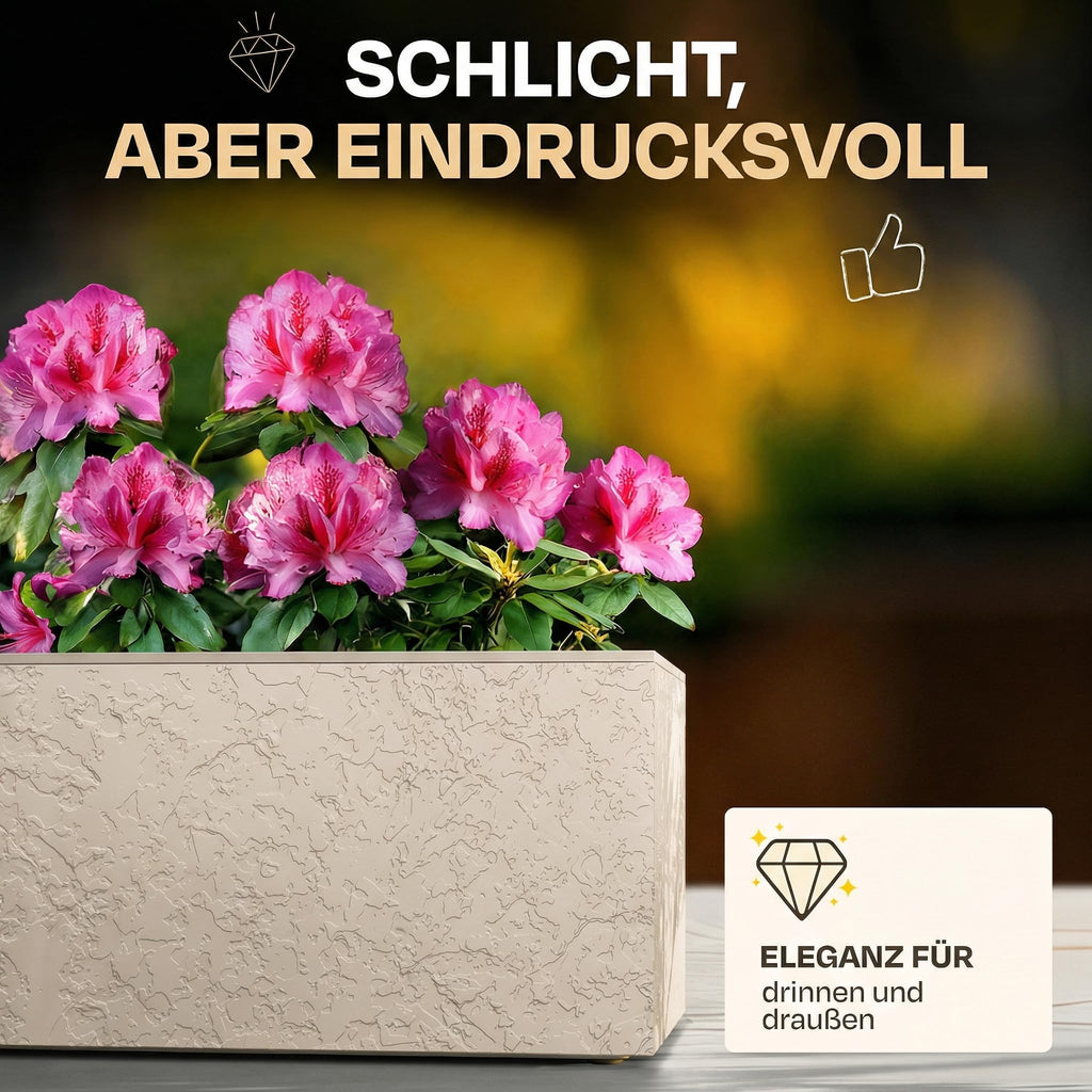 Moderner Pflanzkübel 50L für Balkon & Garten – Stilvoll & wetterfest