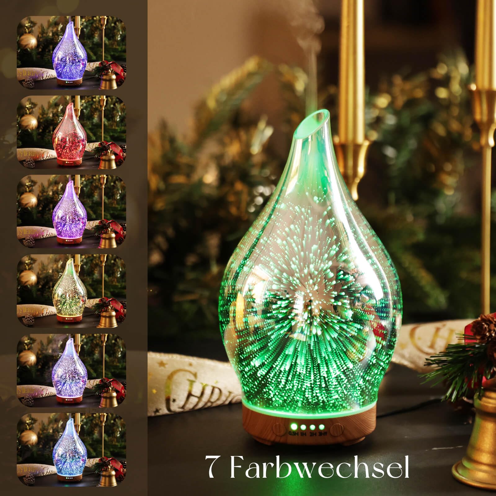 Aroma Diffuser 150ml – Luftbefeuchter mit LED