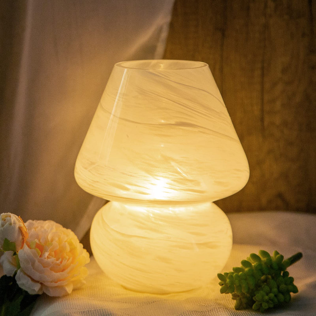 Mushroom Tischlampe – Aesthetic Pilzlampe mit warmem Ambient Licht für Schlafzimmer
