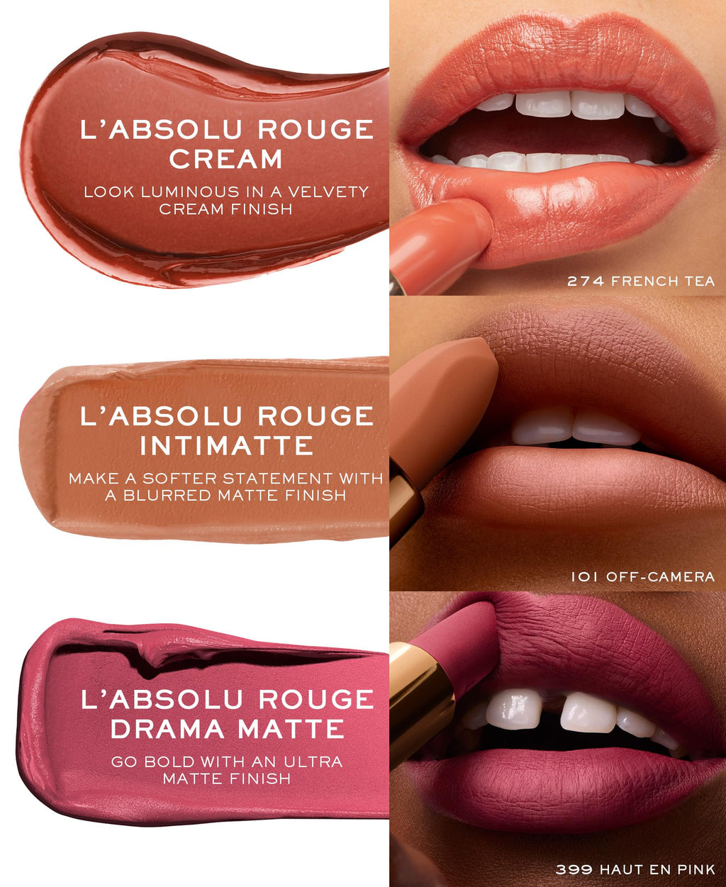 Lancôme L’Absolu Rouge Cream Lipstick 250 Tendre Mirage