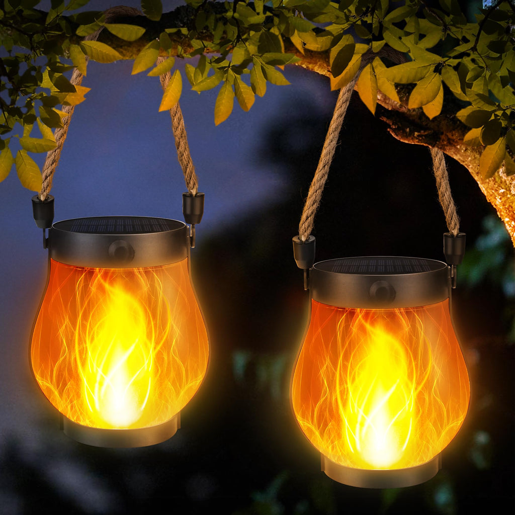 Solar Lichterkette Lampion Außen – Wasserdicht Warmweiß Garten Deko