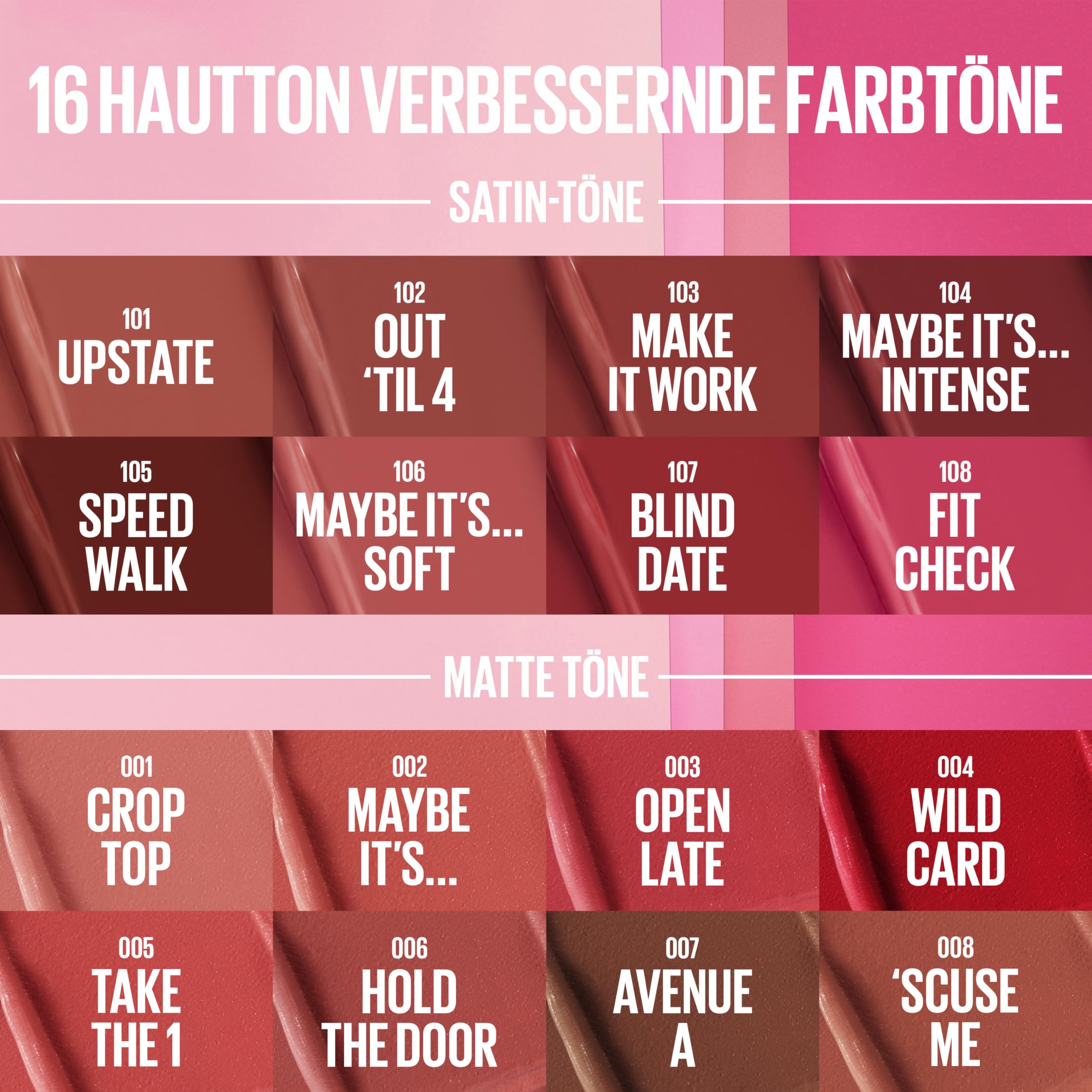 Maybelline Serum Lippenstift Satin – Pflege & 8H Feuchtigkeit