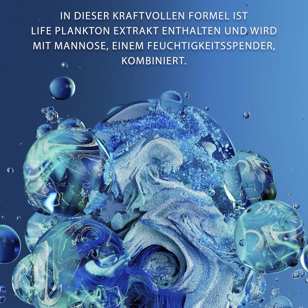 Biotherm Aquasource Deep Serum, feuchtigkeitsspendendes Gesichtsserum mit Life Plankton und Mannose, regenerierende Gesichtspflege für eine tiefengepflegte Haut, 50 ml