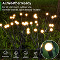 GEARLITE Firefly Solar Gartenlampen 4er Set – 32 LED IP65 Outdoor Wegbeleuchtung