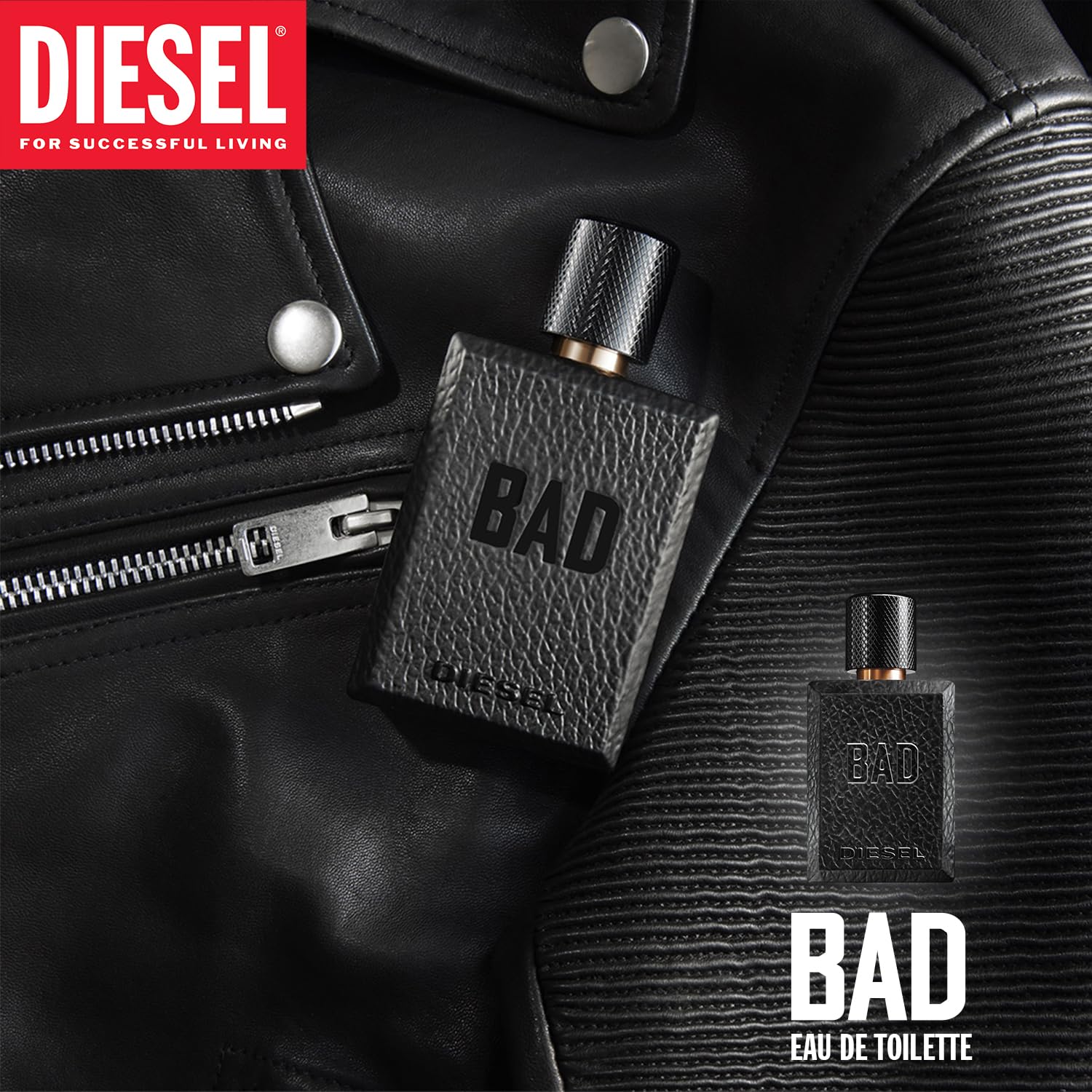 Diesel Bad Eau de Toilette for Men 100 ml – Aromatic Woody Fragrance