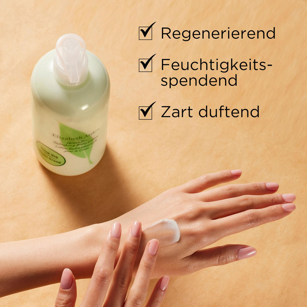 Elizabeth Arden Green Tea Refreshing Body Lotion – Feuchtigkeitsspendende Körperlotion mit Grüntee-Duft, 500 ml