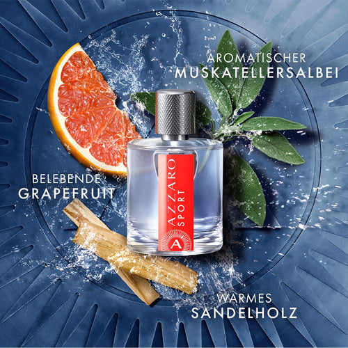 Azzaro Sport Eau de Toilette – Frischer Herrenduft mit Grapefruit & Holz