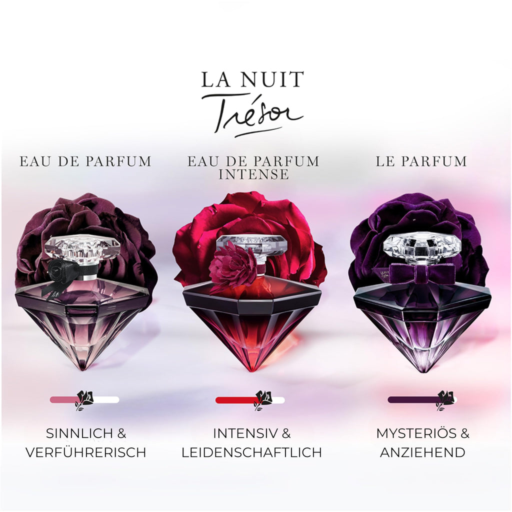 Lancôme La Nuit Trésor EDP – Sensual Gourmand Fragrance for Women with Black Rose & Vanilla Orchid