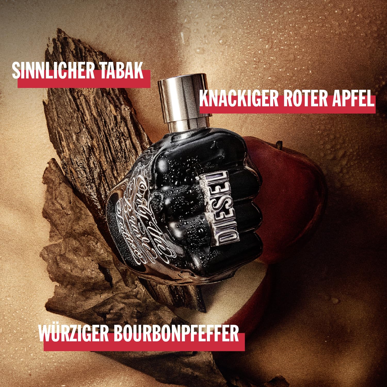 Diesel Only The Brave Tattoo Eau de Toilette für Herren 200 ml – markanter Duft