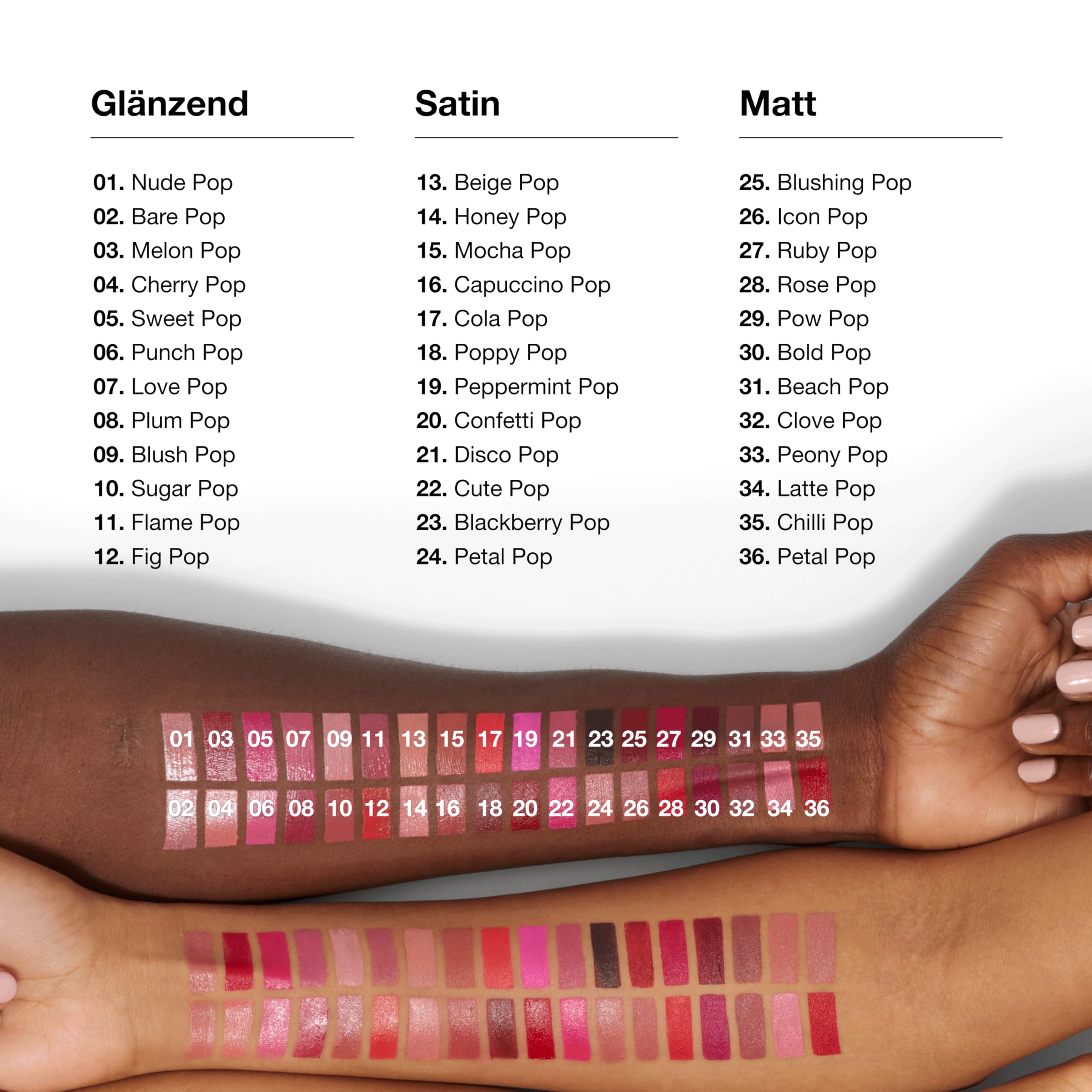 Clinique Pop Longwear Lippenstift – Intensive Farbe & Satin Finish