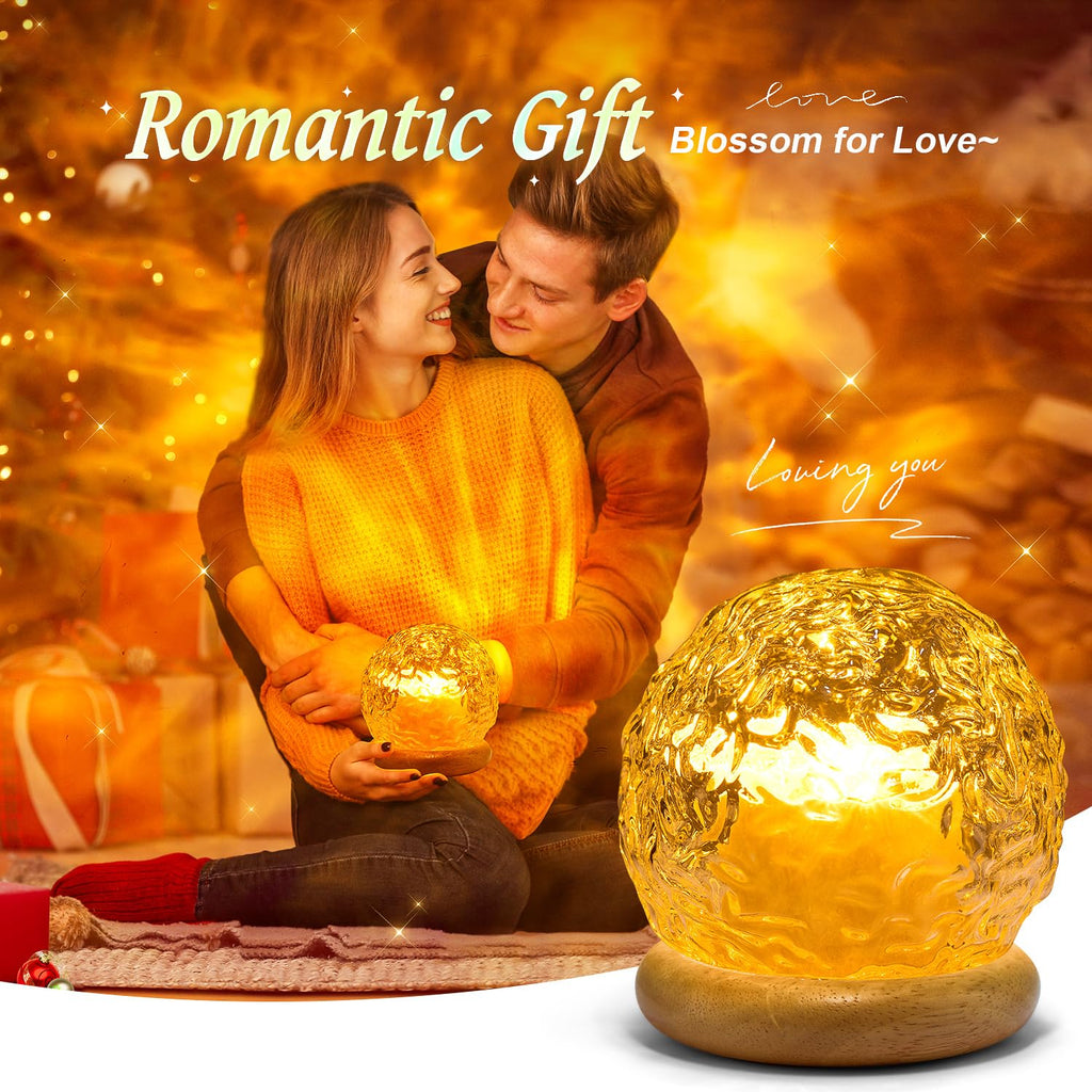 PIKOY Sternenhimmel Projektor als Kristallkugel mit 18 RGB Farben, dimmbar & Timer – eine Premium Deko für Gaming & Schlafzimmer und das ideale Geschenk für Frauen & Männer & Kinder.