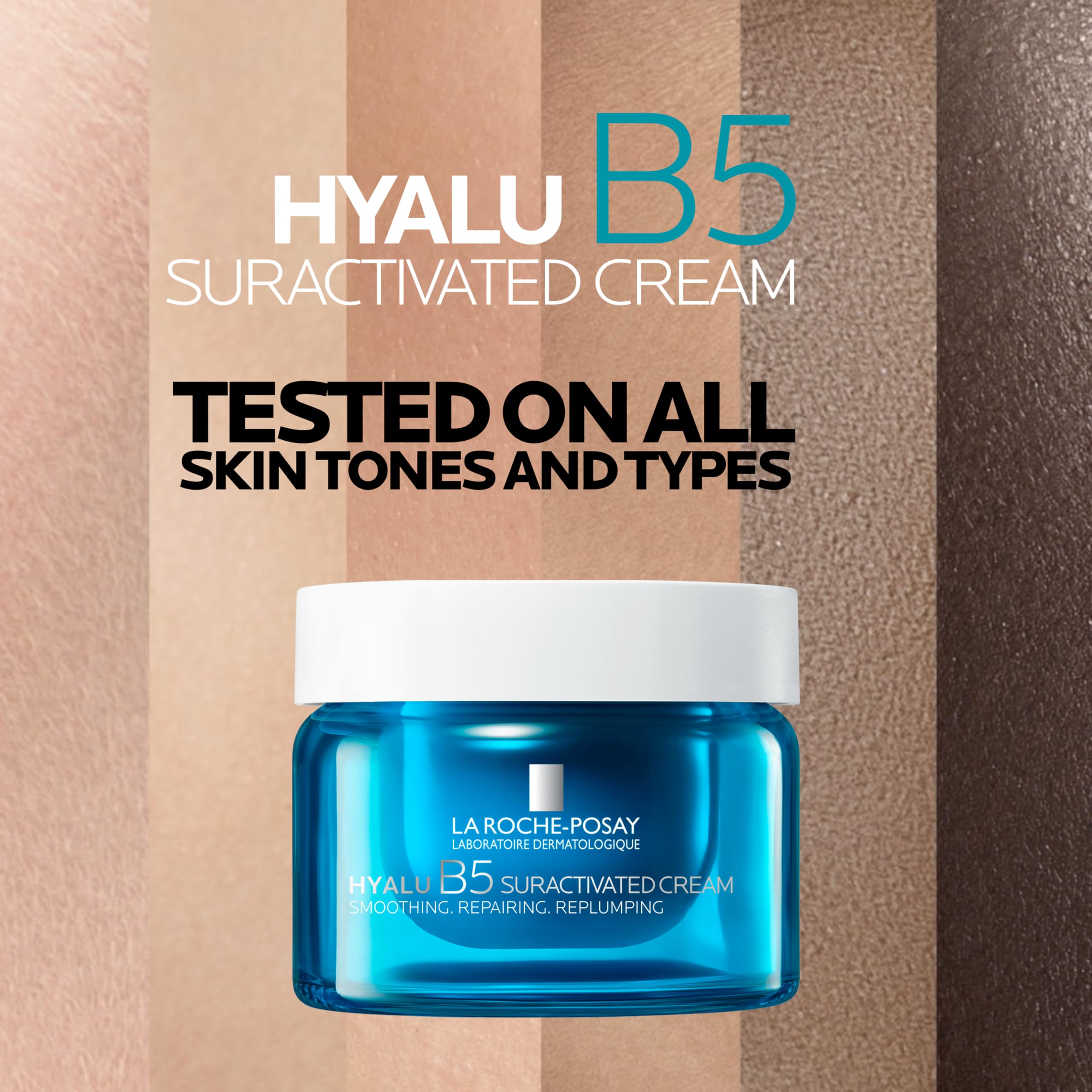 La Roche-Posay Hyalu B5 Creme – Feuchtigkeitspflege mit Hyaluron für empfindliche Haut, 50 ml
