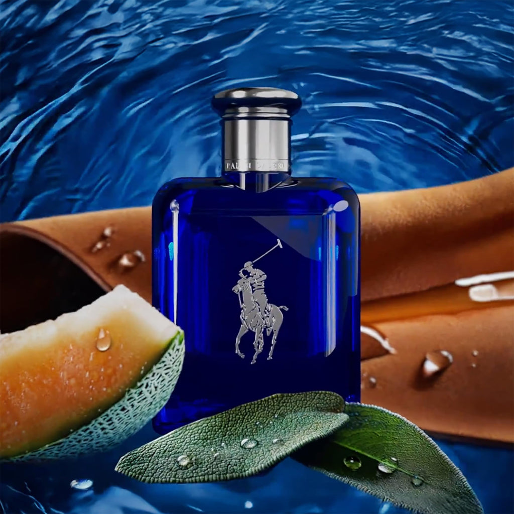 Ralph Lauren Polo Blue Eau de Toilette – Herrenduft mit Melone &amp; Mandarine, 75ml