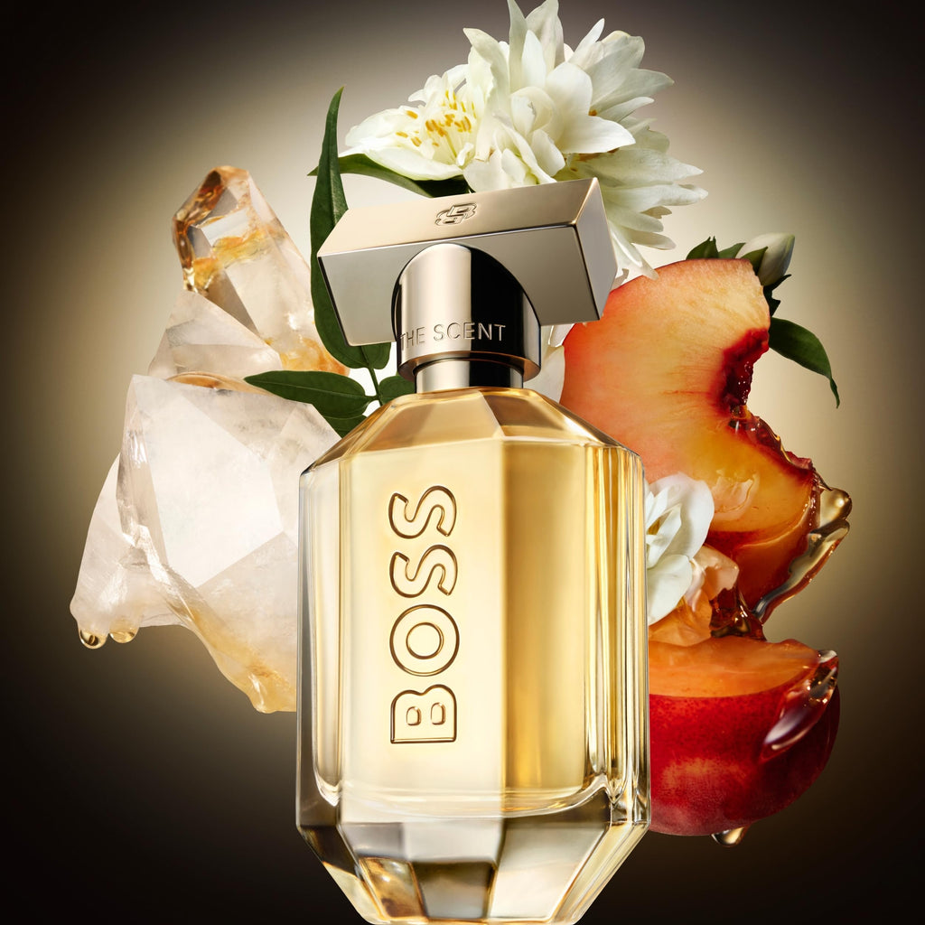 BOSS The Scent Eau de Parfum & Body Lotion Geschenkset für Damen 50 ml + 75 ml